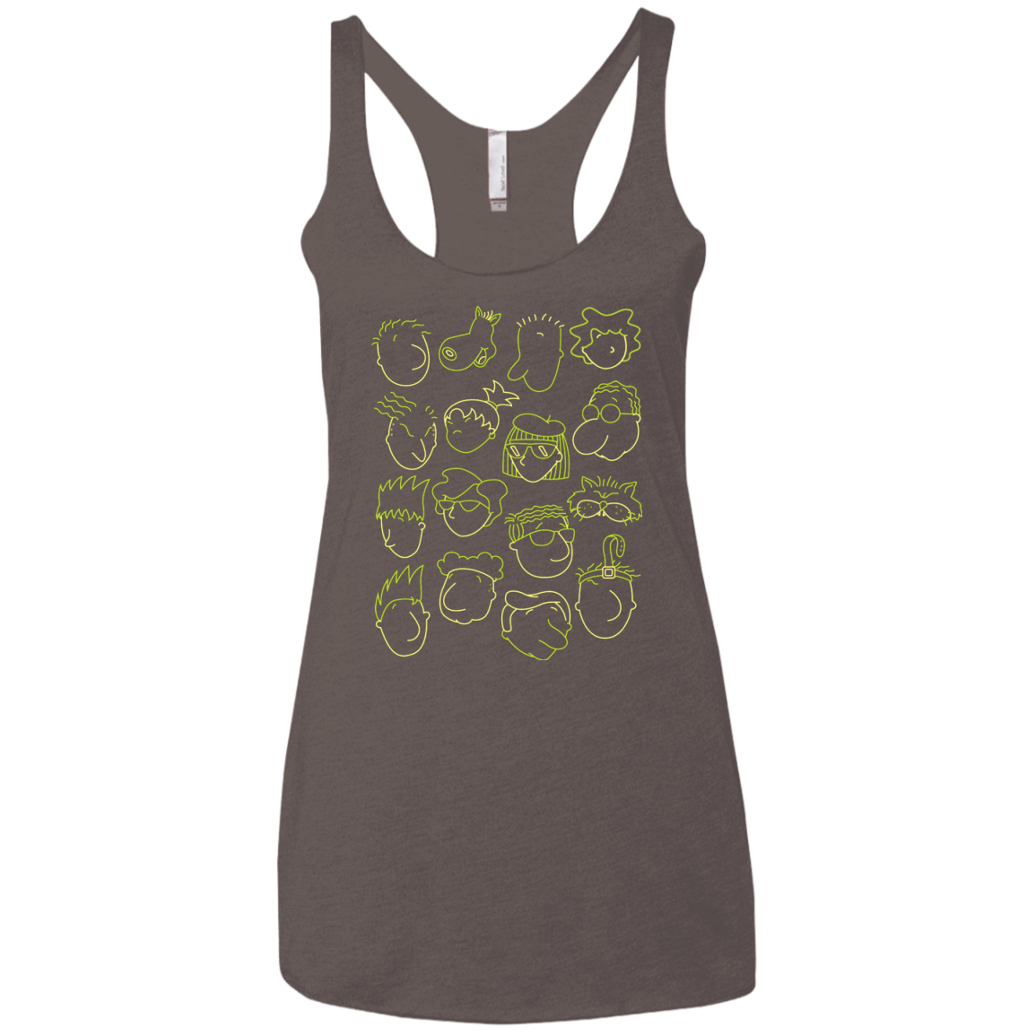 T-Shirts Macchiato / X-Small DOUG Women's Triblend Racerback Tank
