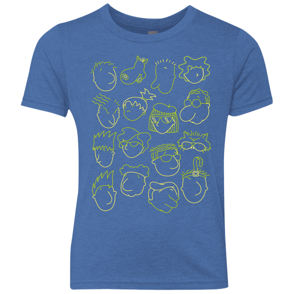 T-Shirts Vintage Royal / YXS DOUG Youth Triblend T-Shirt