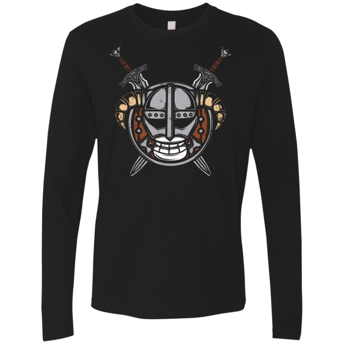T-Shirts Black / Small Dovahkiin Pirate Men's Premium Long Sleeve