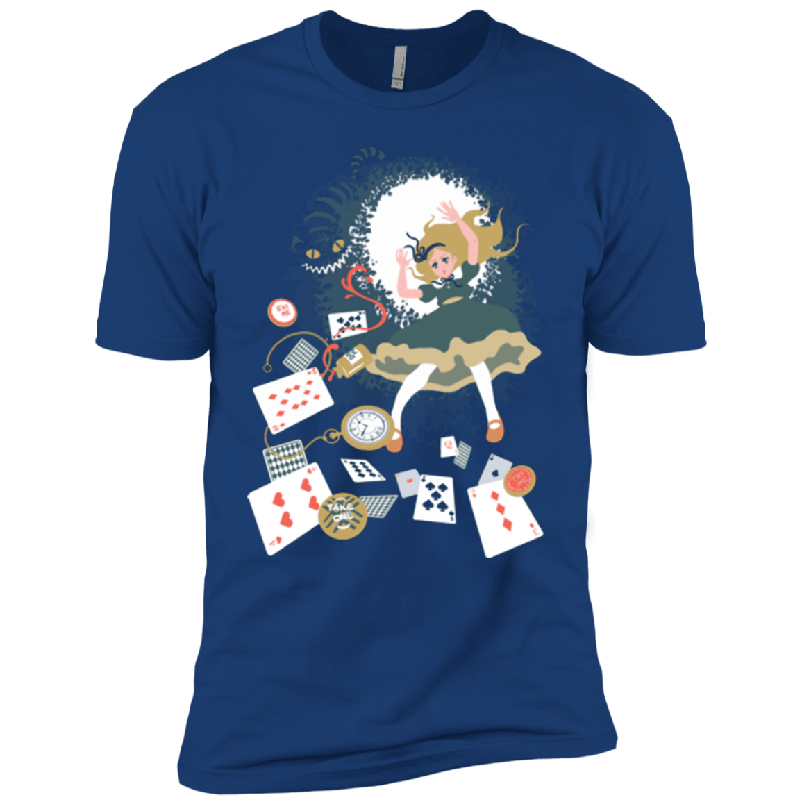 T-Shirts Royal / YXS Down the rabbit hole Boys Premium T-Shirt