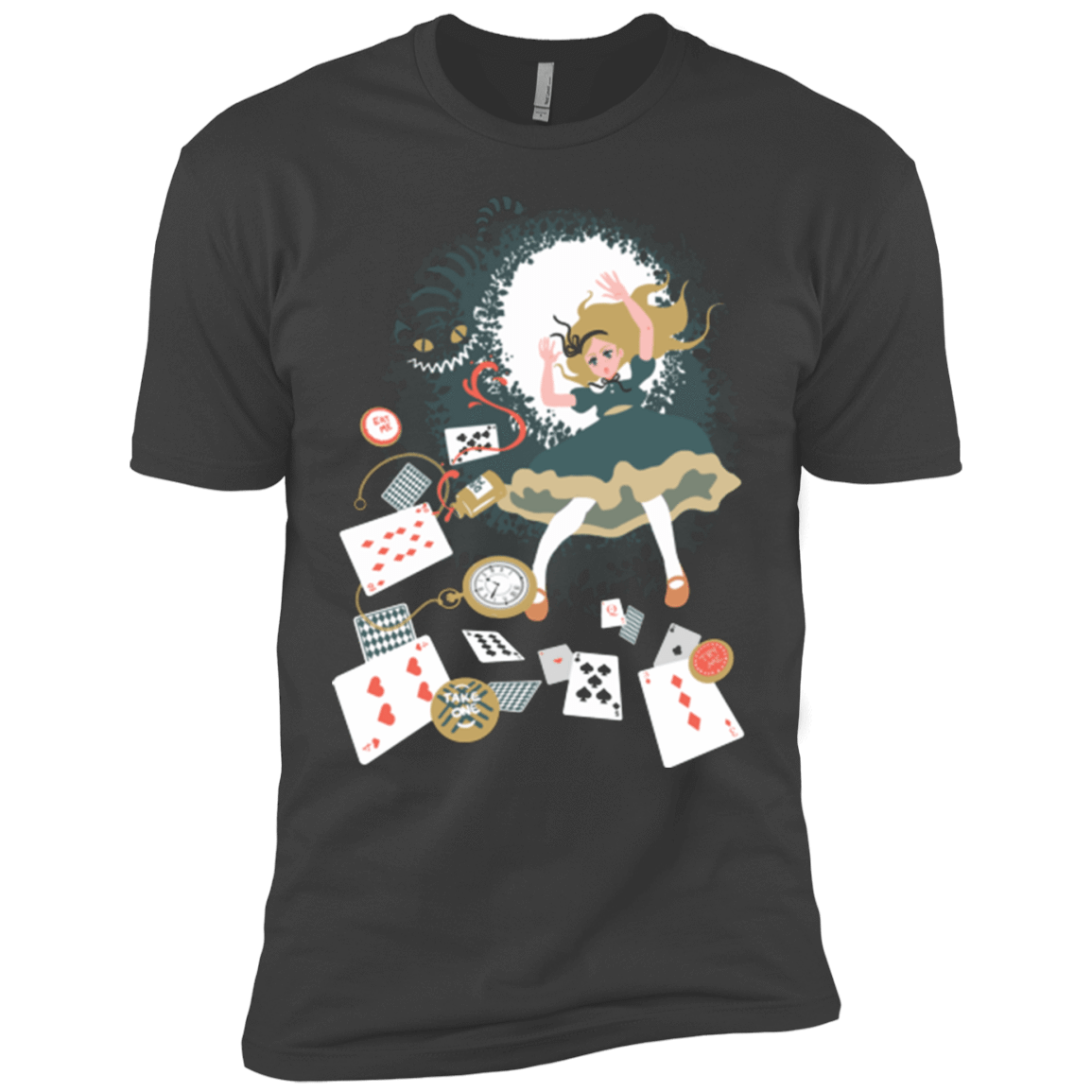 T-Shirts Heavy Metal / X-Small Down the rabbit hole Men's Premium T-Shirt