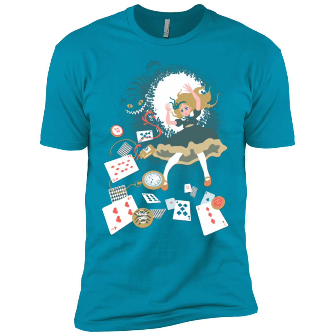 Down the rabbit hole Men's Premium T-Shirt