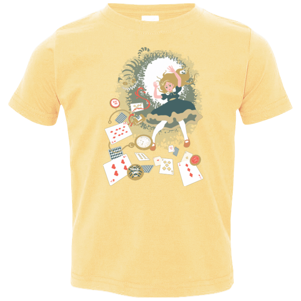 T-Shirts Butter / 2T Down the rabbit hole Toddler Premium T-Shirt