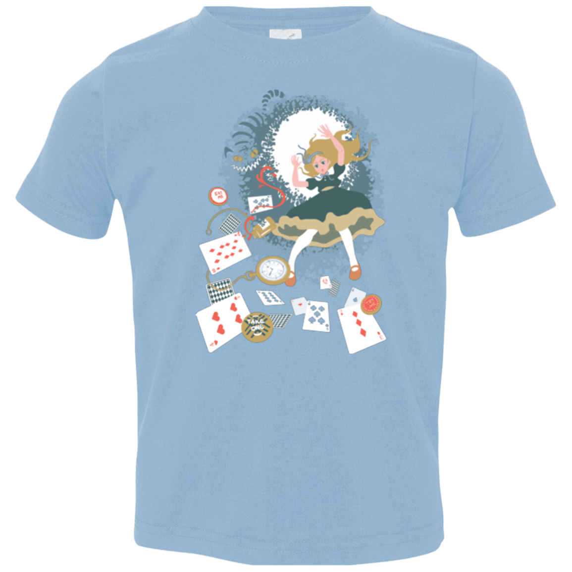 T-Shirts Light Blue / 2T Down the rabbit hole Toddler Premium T-Shirt