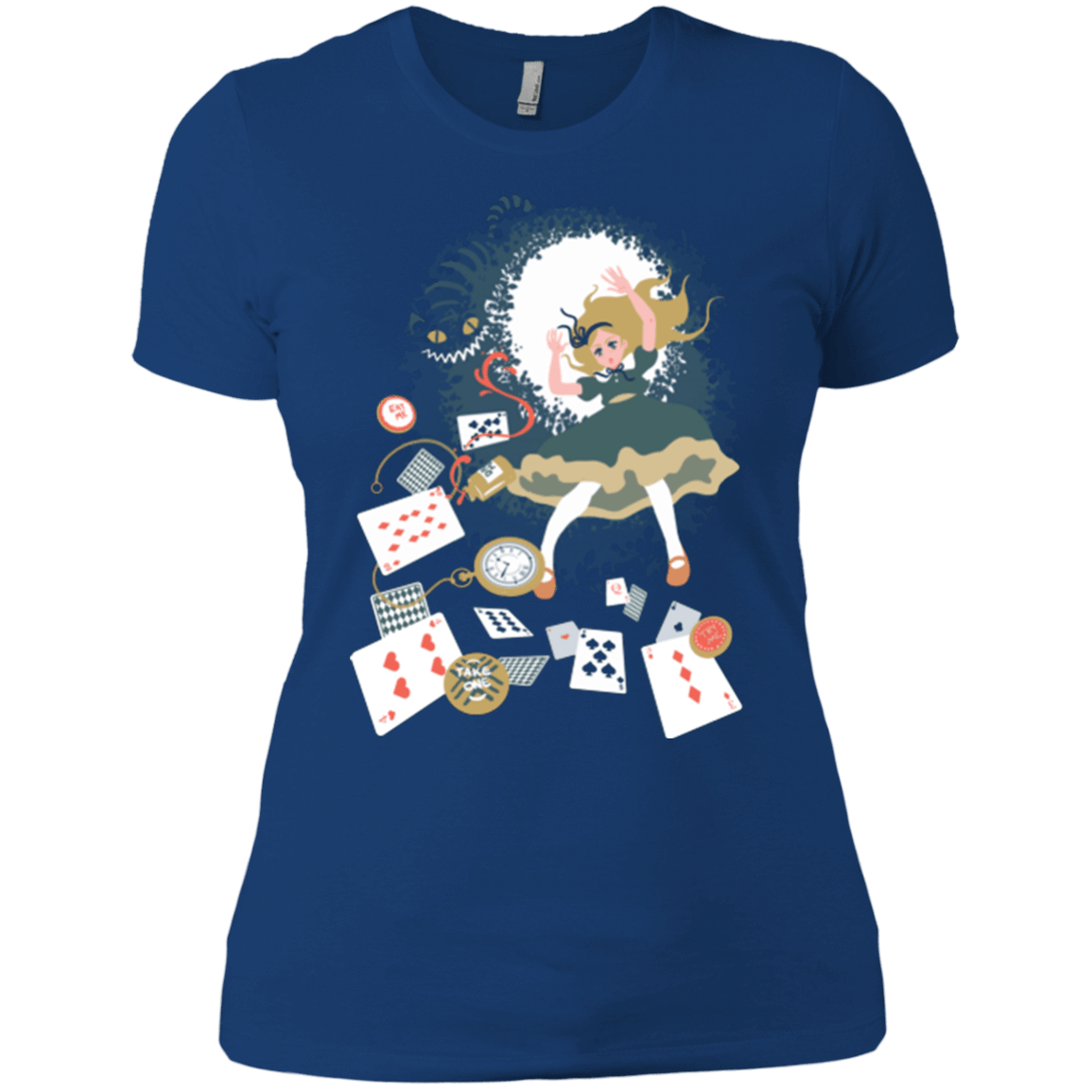 T-Shirts Royal / X-Small Down the rabbit hole Women's Premium T-Shirt