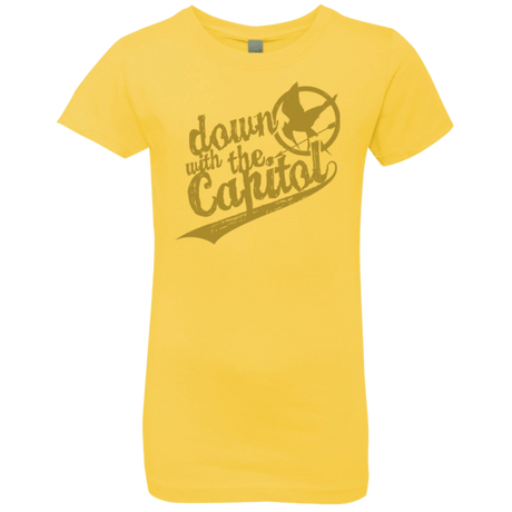 T-Shirts Vibrant Yellow / YXS Down with the Capitol Girls Premium T-Shirt