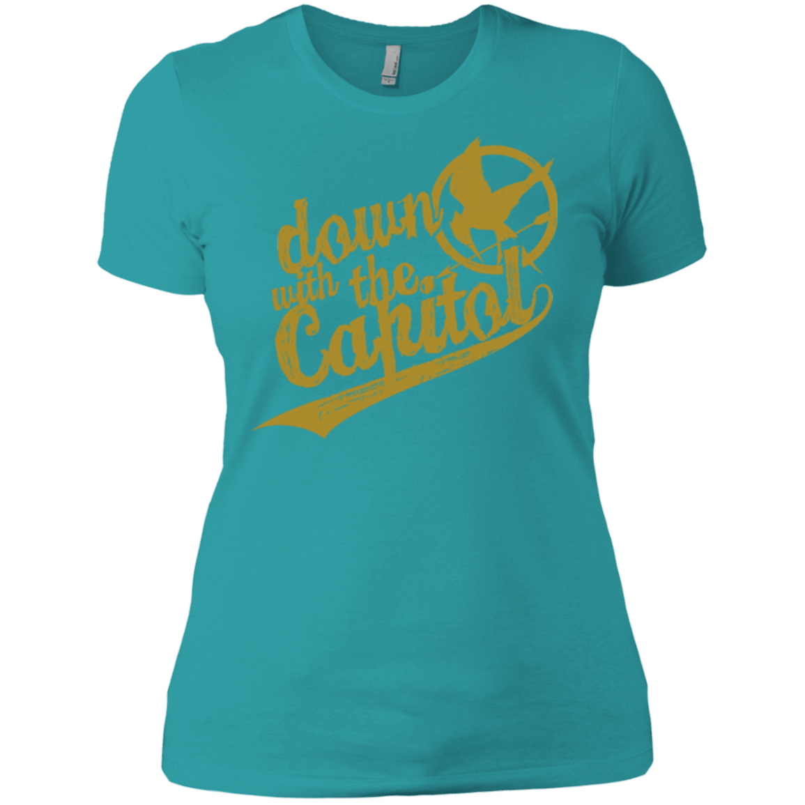 T-Shirts Tahiti Blue / X-Small Down with the Capitol Women's Premium T-Shirt