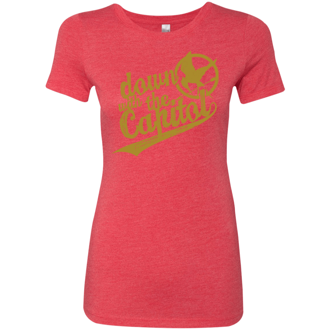 T-Shirts Vintage Red / Small Down with the Capitol Women's Triblend T-Shirt