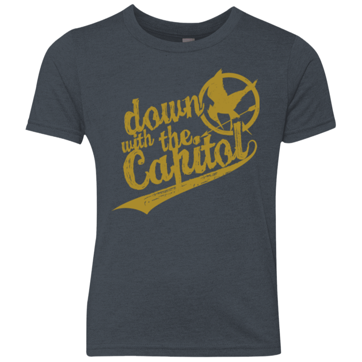 T-Shirts Vintage Navy / YXS Down with the Capitol Youth Triblend T-Shirt