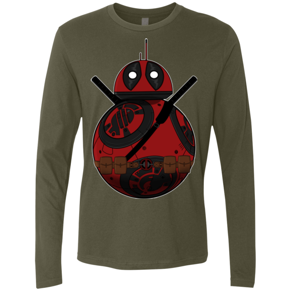 T-Shirts Military Green / Small DP8 Men's Premium Long Sleeve