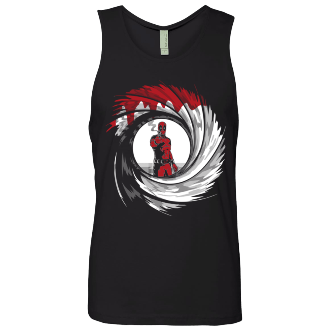 T-Shirts Black / Small Dpool Shot Men's Premium Tank Top