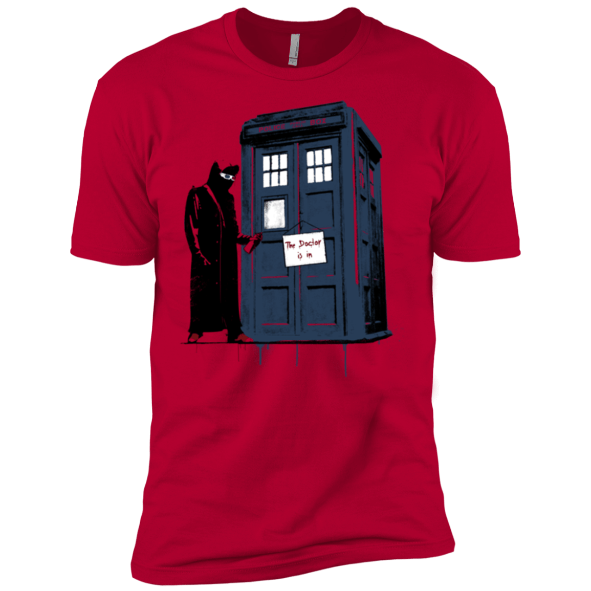 T-Shirts Red / X-Small DR Banksy 10 Men's Premium T-Shirt