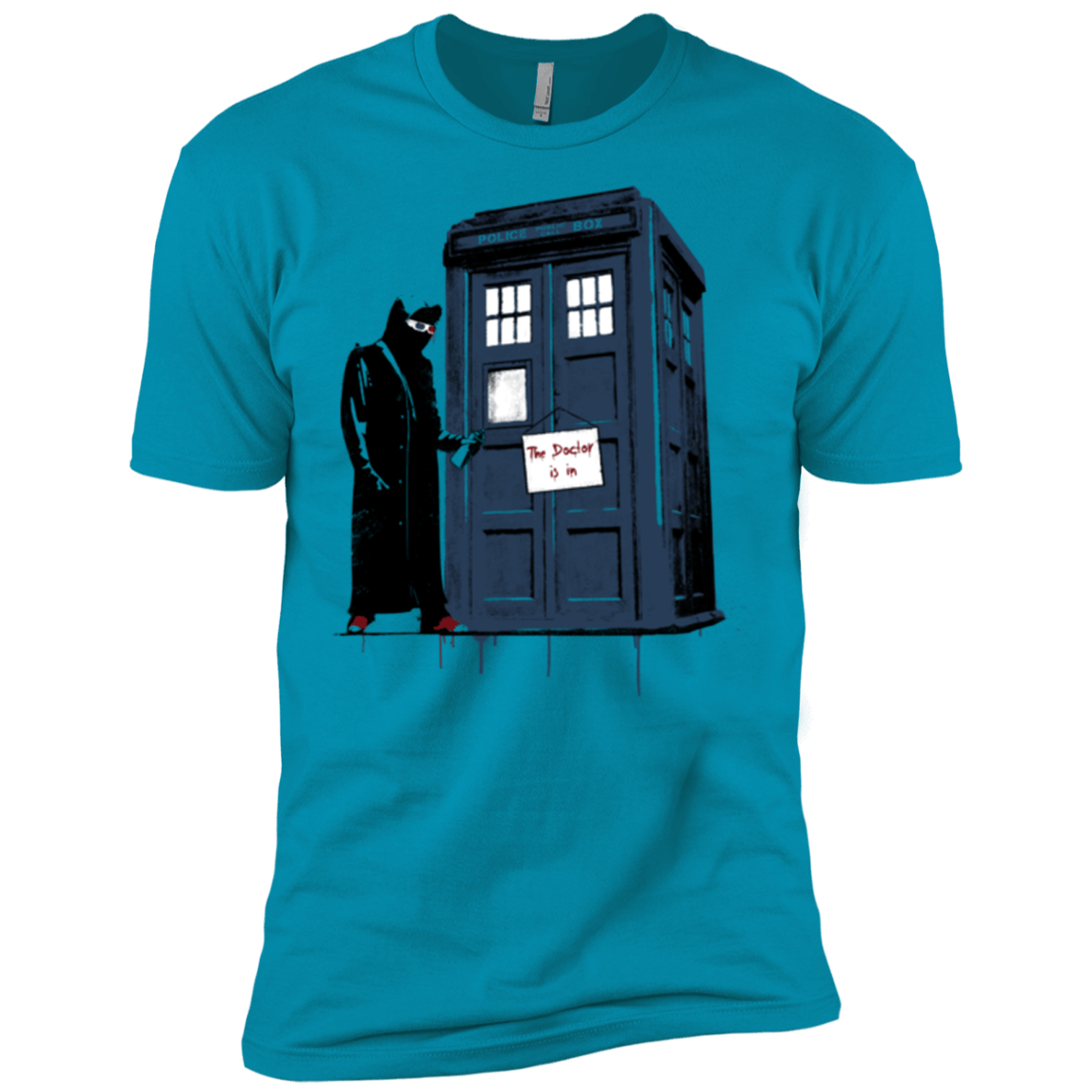 T-Shirts Turquoise / X-Small DR Banksy 10 Men's Premium T-Shirt