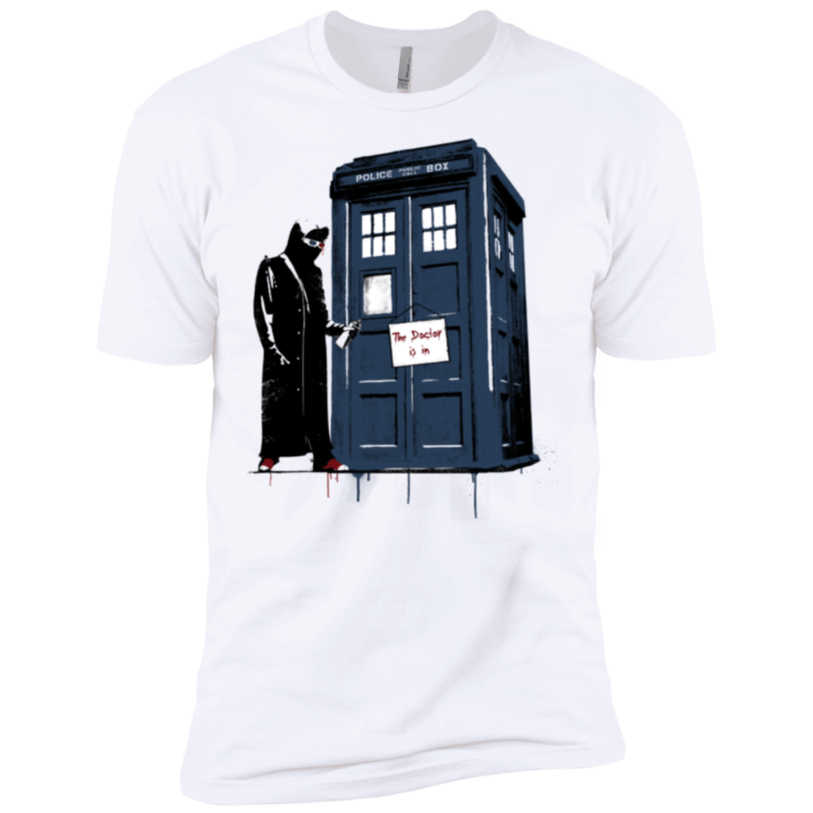 T-Shirts White / X-Small DR Banksy 10 Men's Premium T-Shirt