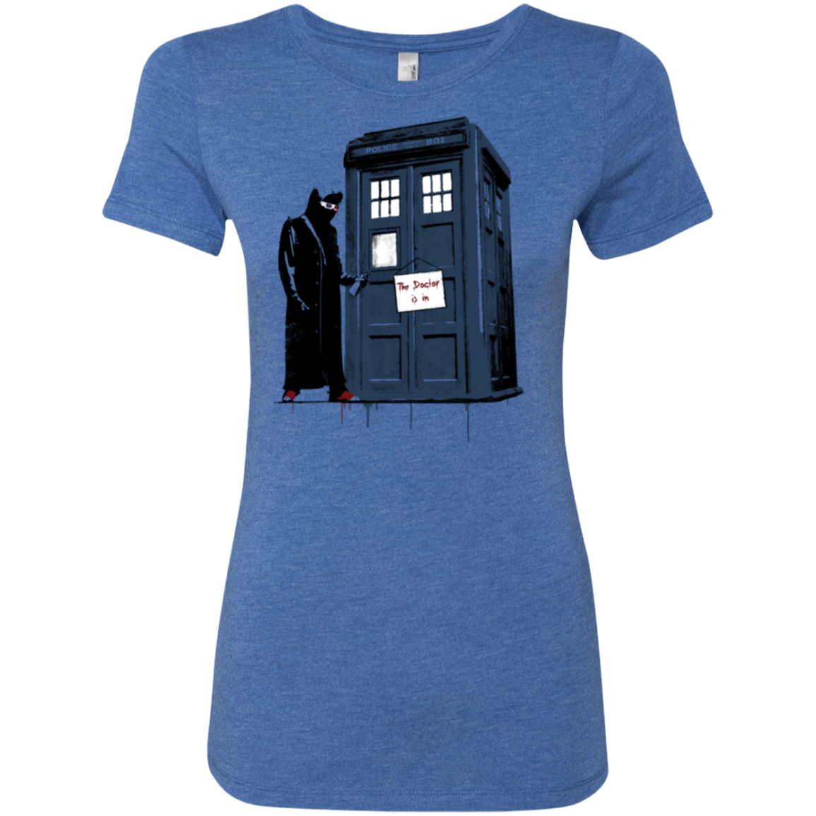 T-Shirts Vintage Royal / Small DR Banksy 10 Women's Triblend T-Shirt