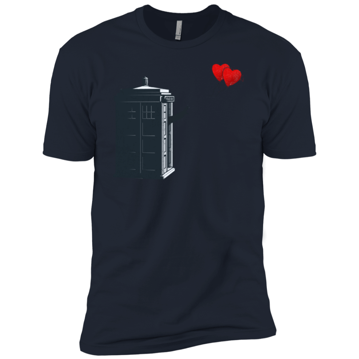 T-Shirts Midnight Navy / YXS Dr Banksy Heart Balloon Boys Premium T-Shirt