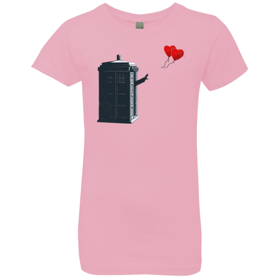 T-Shirts Light Pink / YXS Dr Banksy Heart Balloon Girls Premium T-Shirt