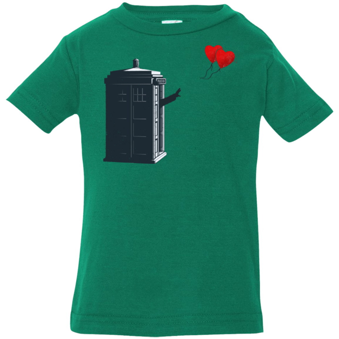 T-Shirts Kelly / 6 Months Dr Banksy Heart Balloon Infant PremiumT-Shirt