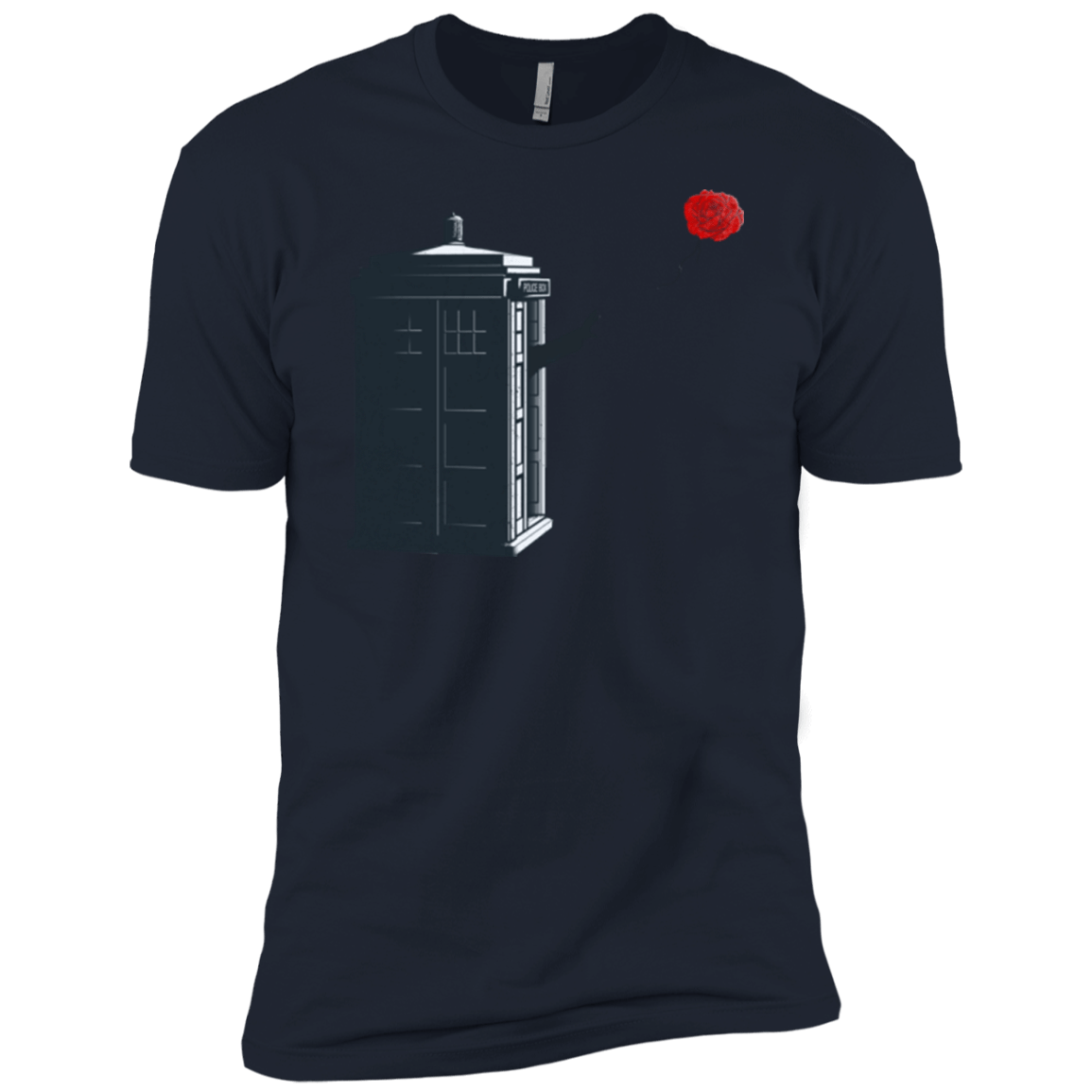 T-Shirts Midnight Navy / YXS Dr Banksy Rose Balloon Boys Premium T-Shirt