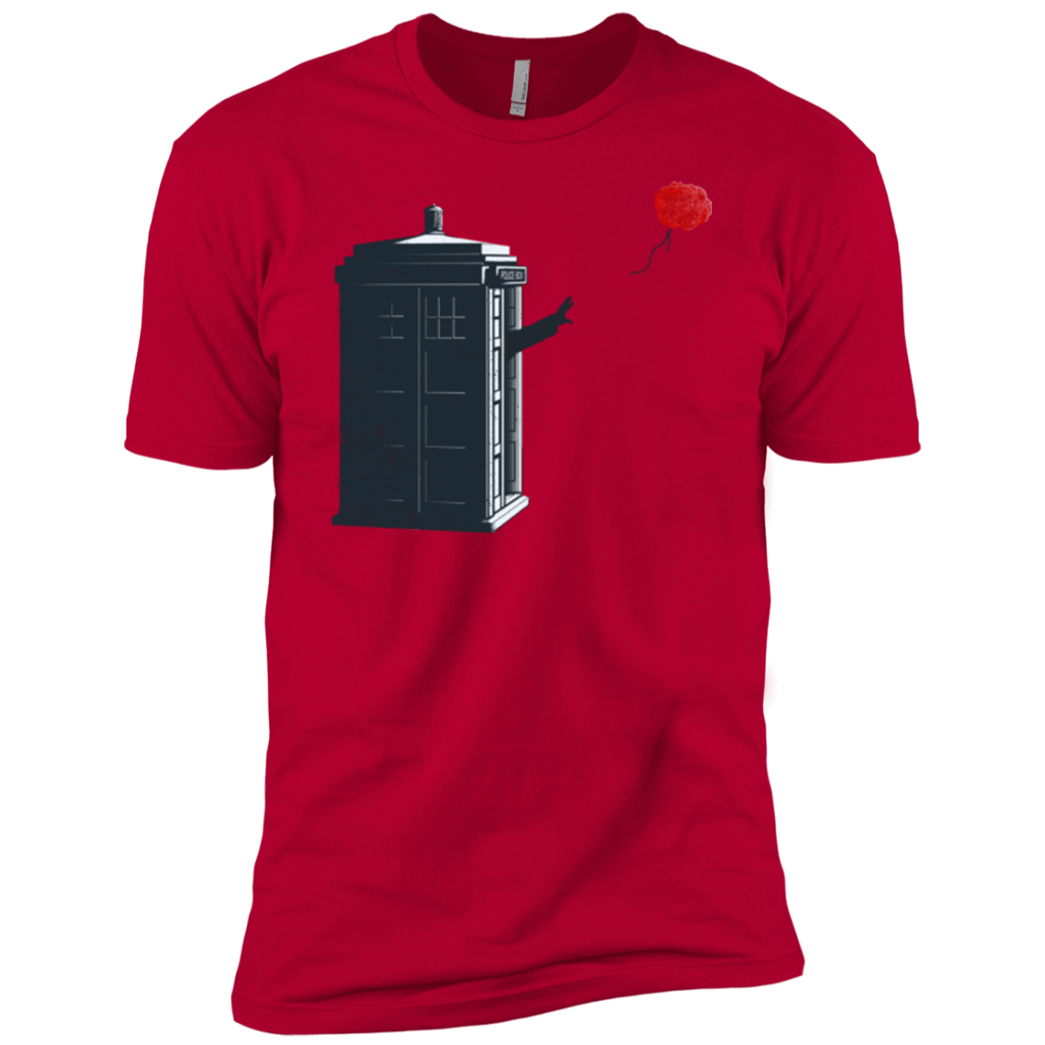 T-Shirts Red / YXS Dr Banksy Rose Balloon Boys Premium T-Shirt