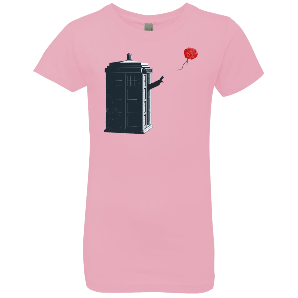 T-Shirts Light Pink / YXS Dr Banksy Rose Balloon Girls Premium T-Shirt