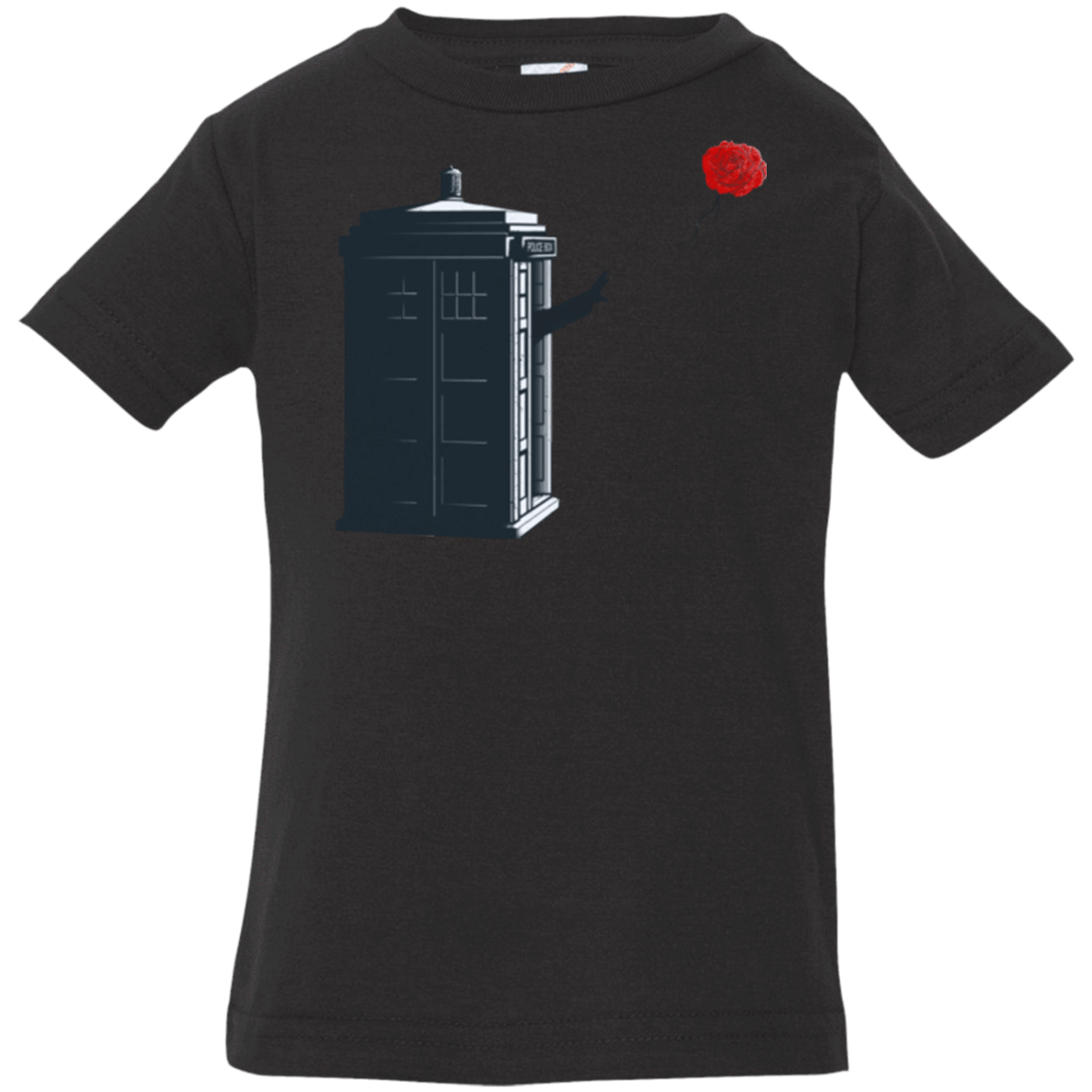 T-Shirts Black / 6 Months Dr Banksy Rose Balloon Infant PremiumT-Shirt