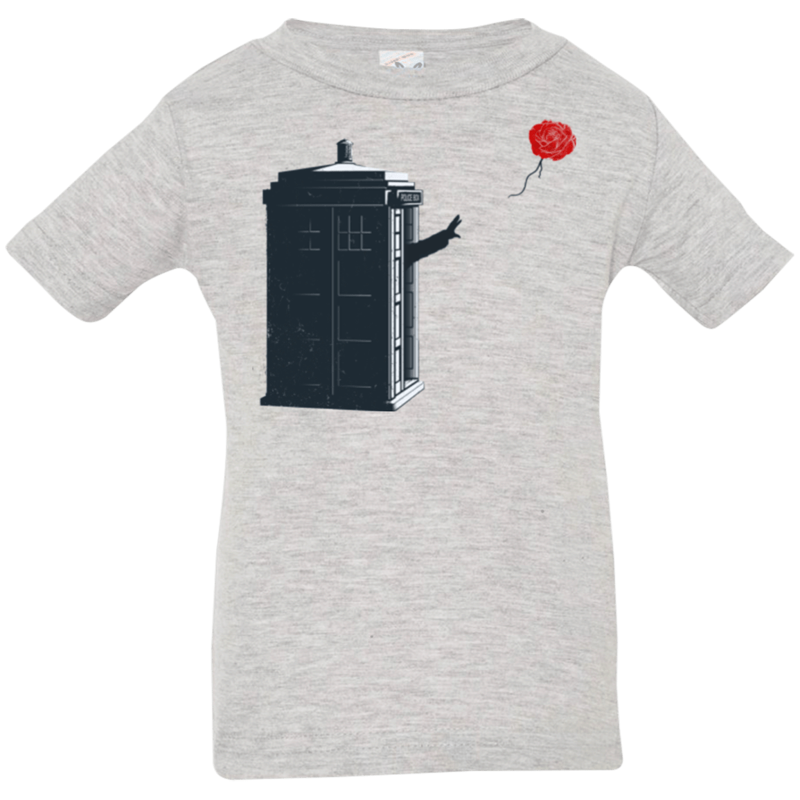 T-Shirts Heather / 6 Months Dr Banksy Rose Balloon Infant PremiumT-Shirt