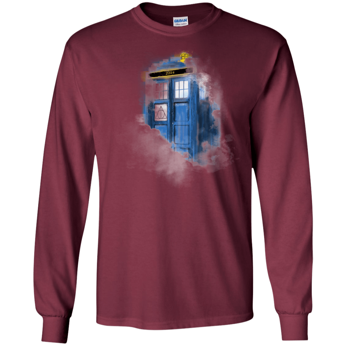 T-Shirts Maroon / S Dr Harry Holmes Men's Long Sleeve T-Shirt