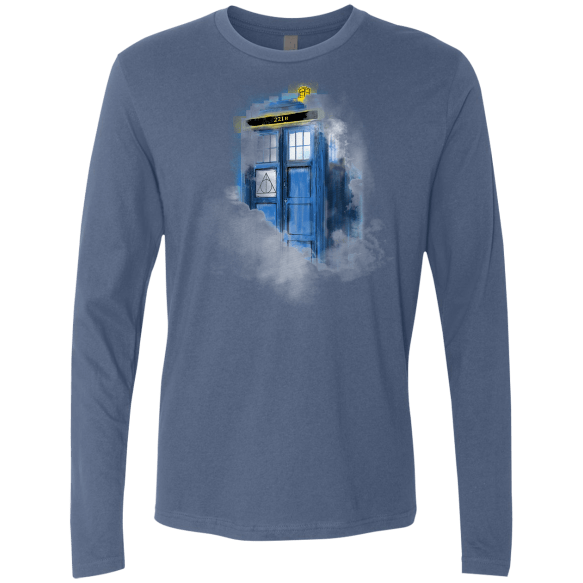 T-Shirts Indigo / S Dr Harry Holmes Men's Premium Long Sleeve