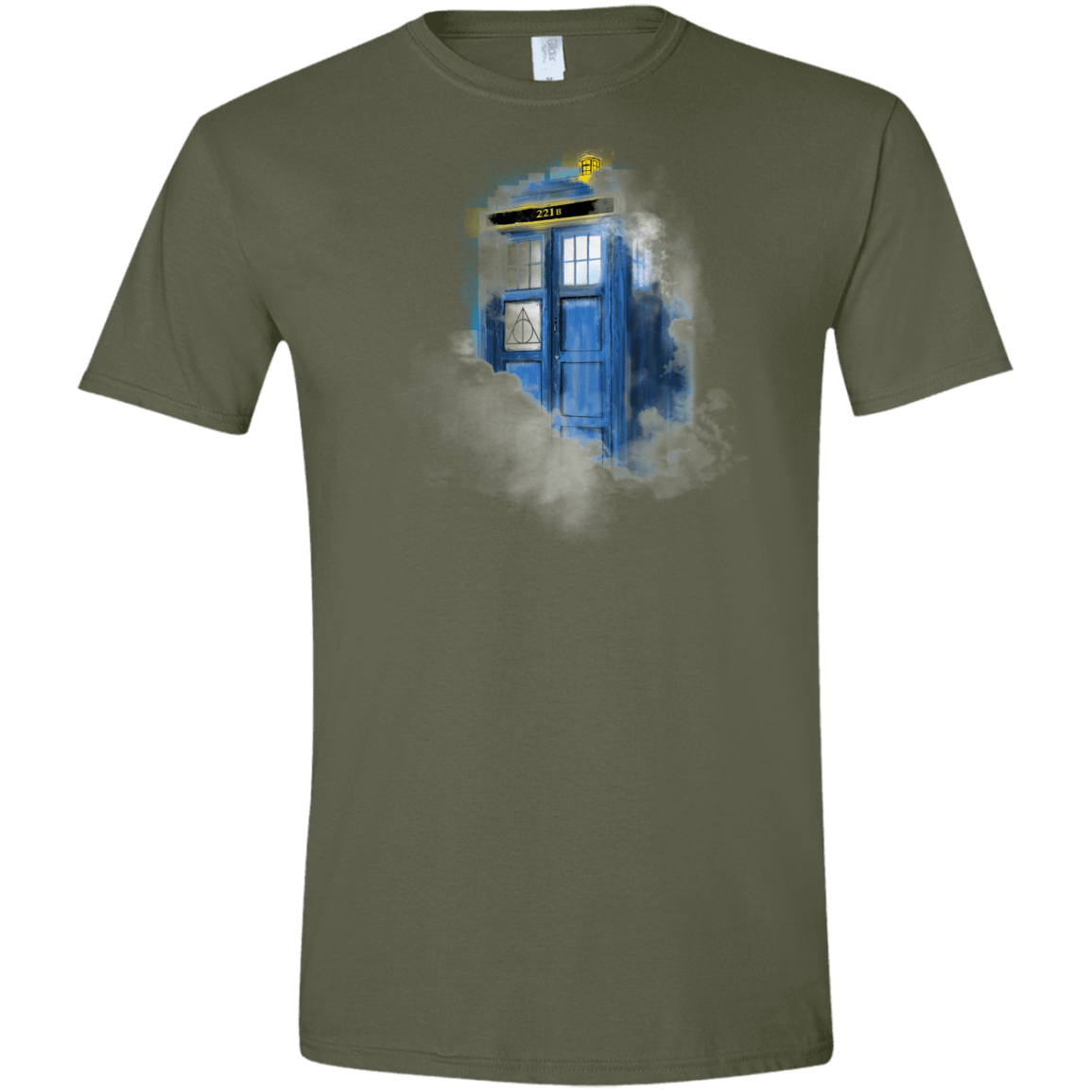 T-Shirts Military Green / S Dr Harry Holmes Men's Semi-Fitted Softstyle