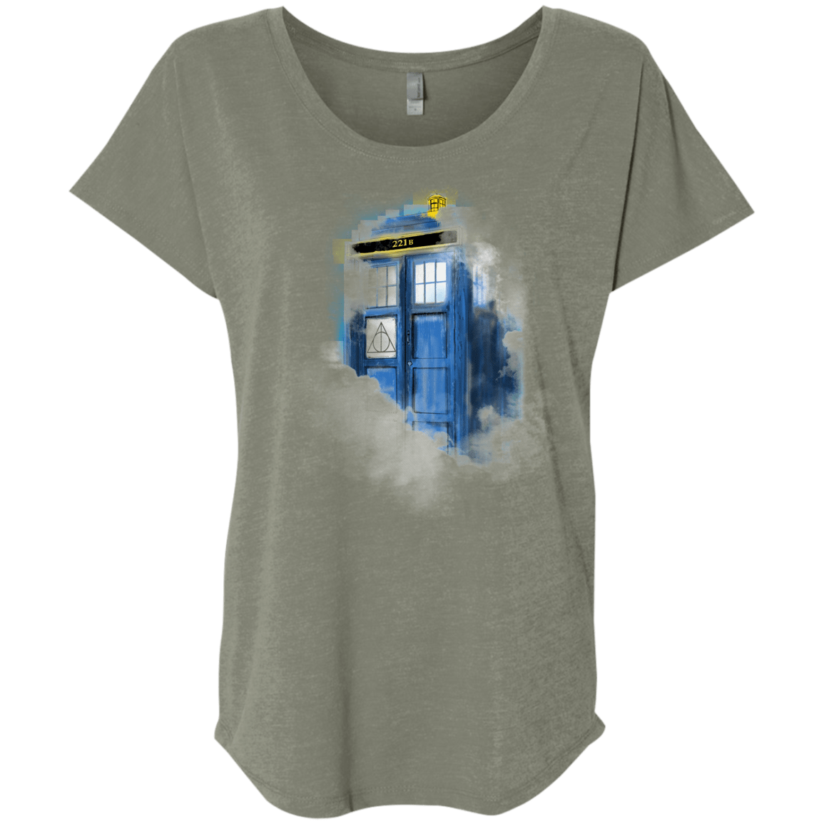 T-Shirts Venetian Grey / X-Small Dr Harry Holmes Triblend Dolman Sleeve