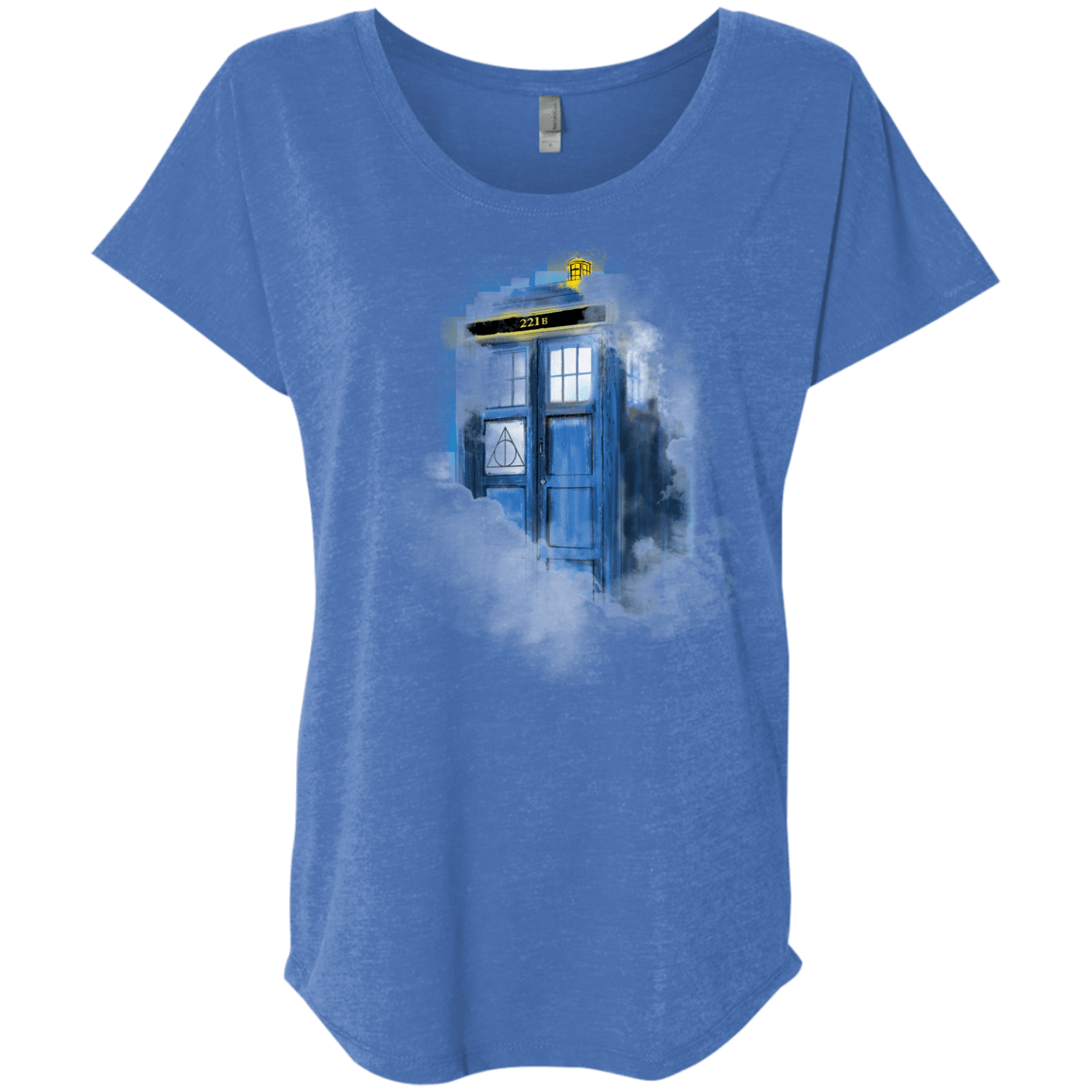 T-Shirts Vintage Royal / X-Small Dr Harry Holmes Triblend Dolman Sleeve