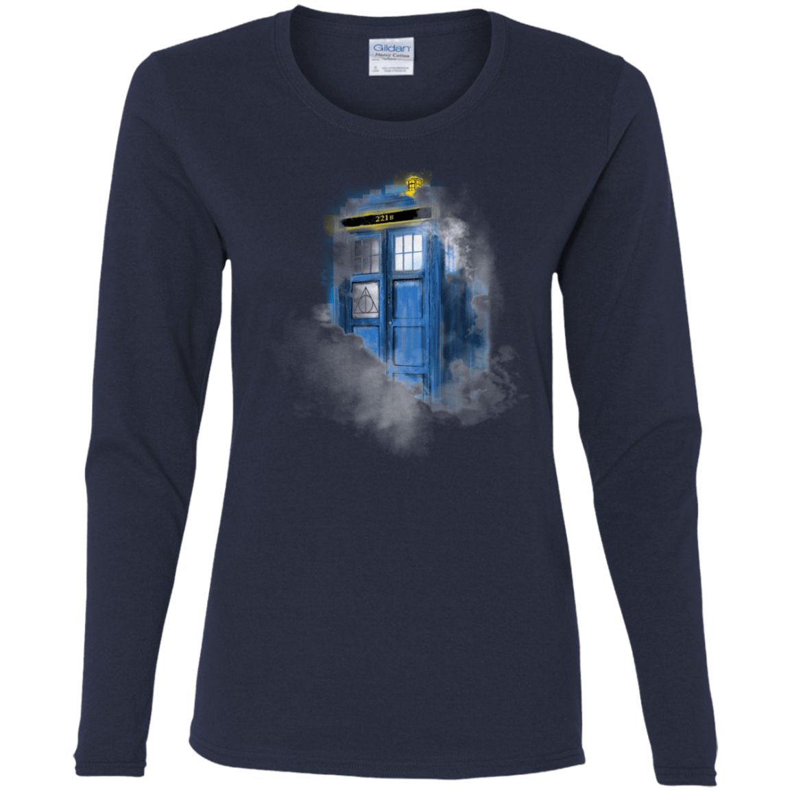 T-Shirts Navy / S Dr Harry Holmes Women's Long Sleeve T-Shirt