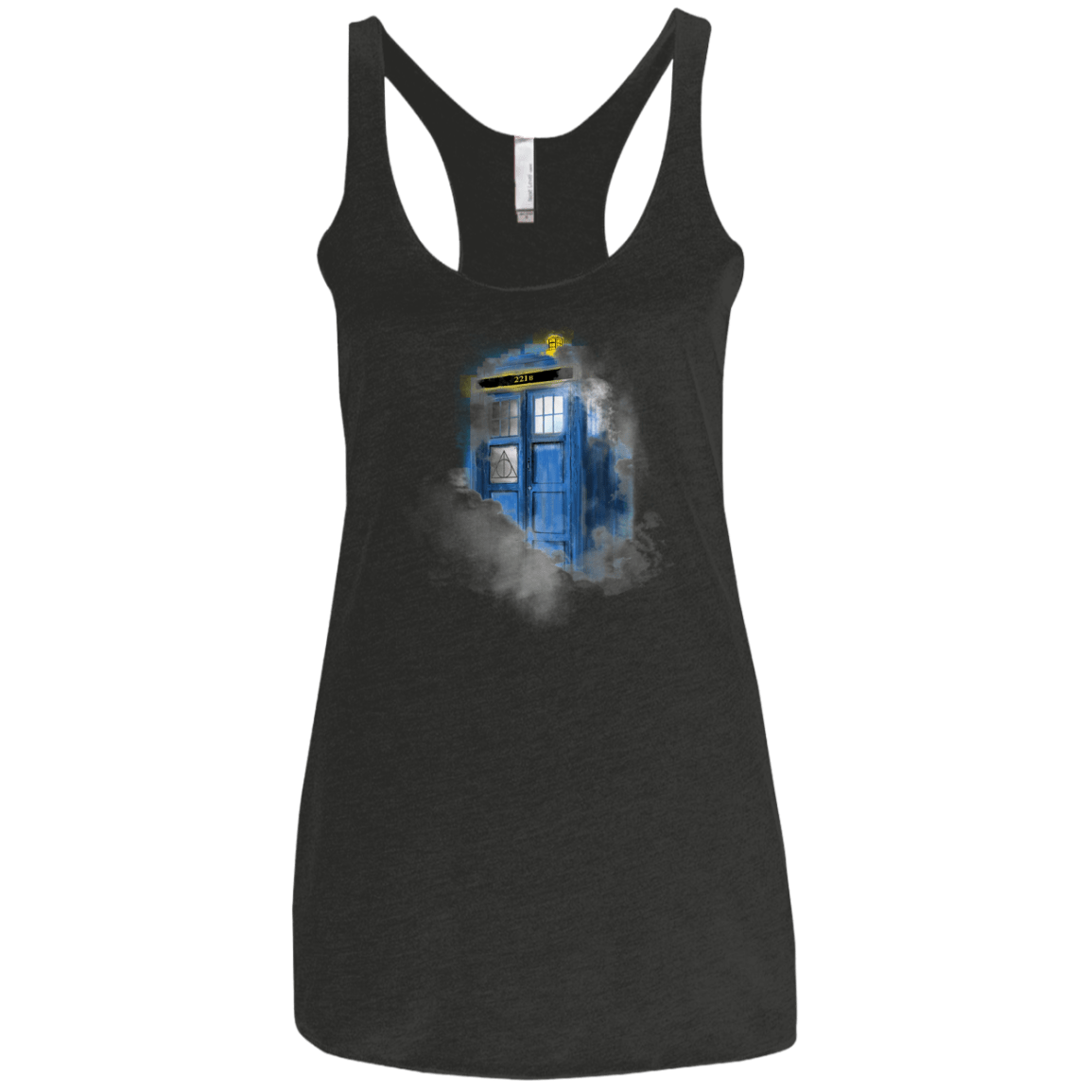 T-Shirts Vintage Black / X-Small Dr Harry Holmes Women's Triblend Racerback Tank