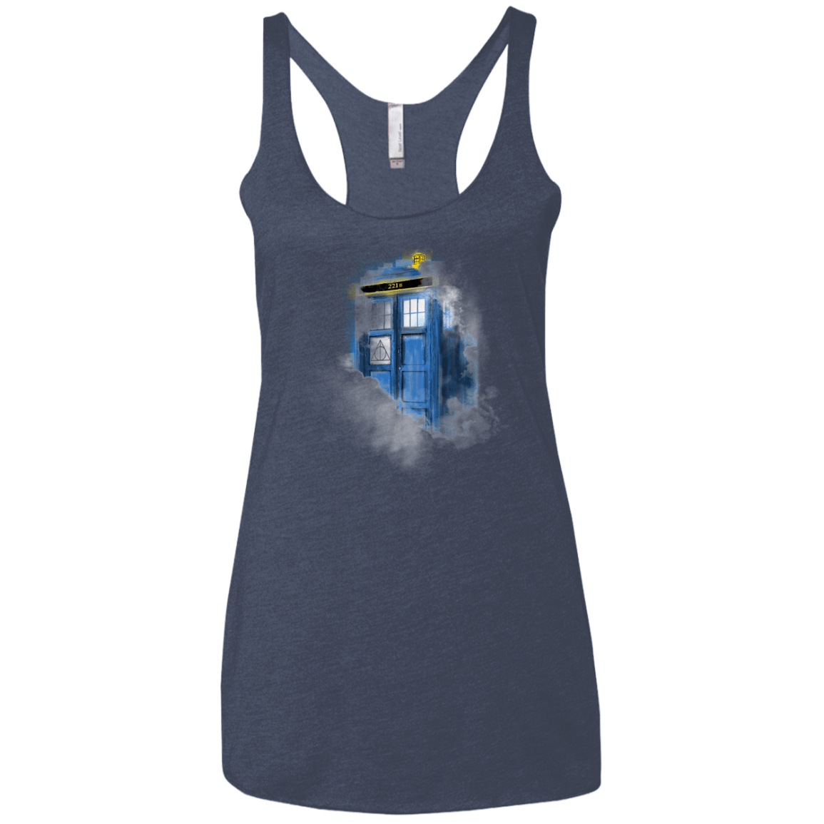 T-Shirts Vintage Navy / X-Small Dr Harry Holmes Women's Triblend Racerback Tank