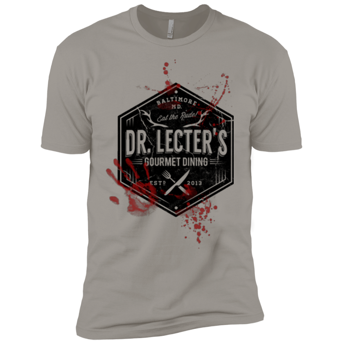 T-Shirts Light Grey / YXS Dr. Lecter's Gourmet Dining Boys Premium T-Shirt