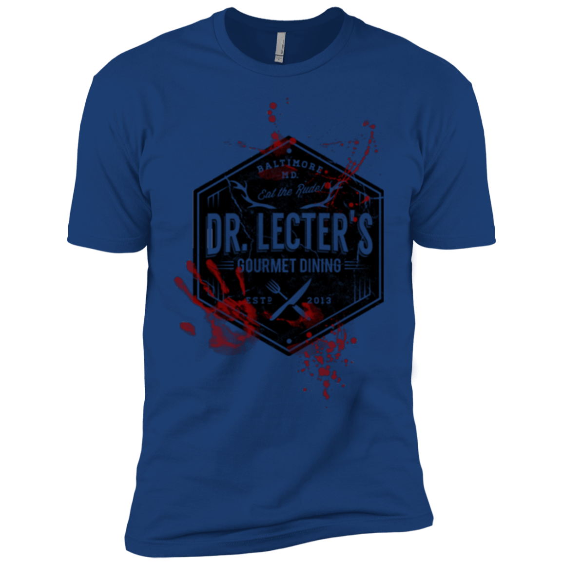 T-Shirts Royal / YXS Dr. Lecter's Gourmet Dining Boys Premium T-Shirt