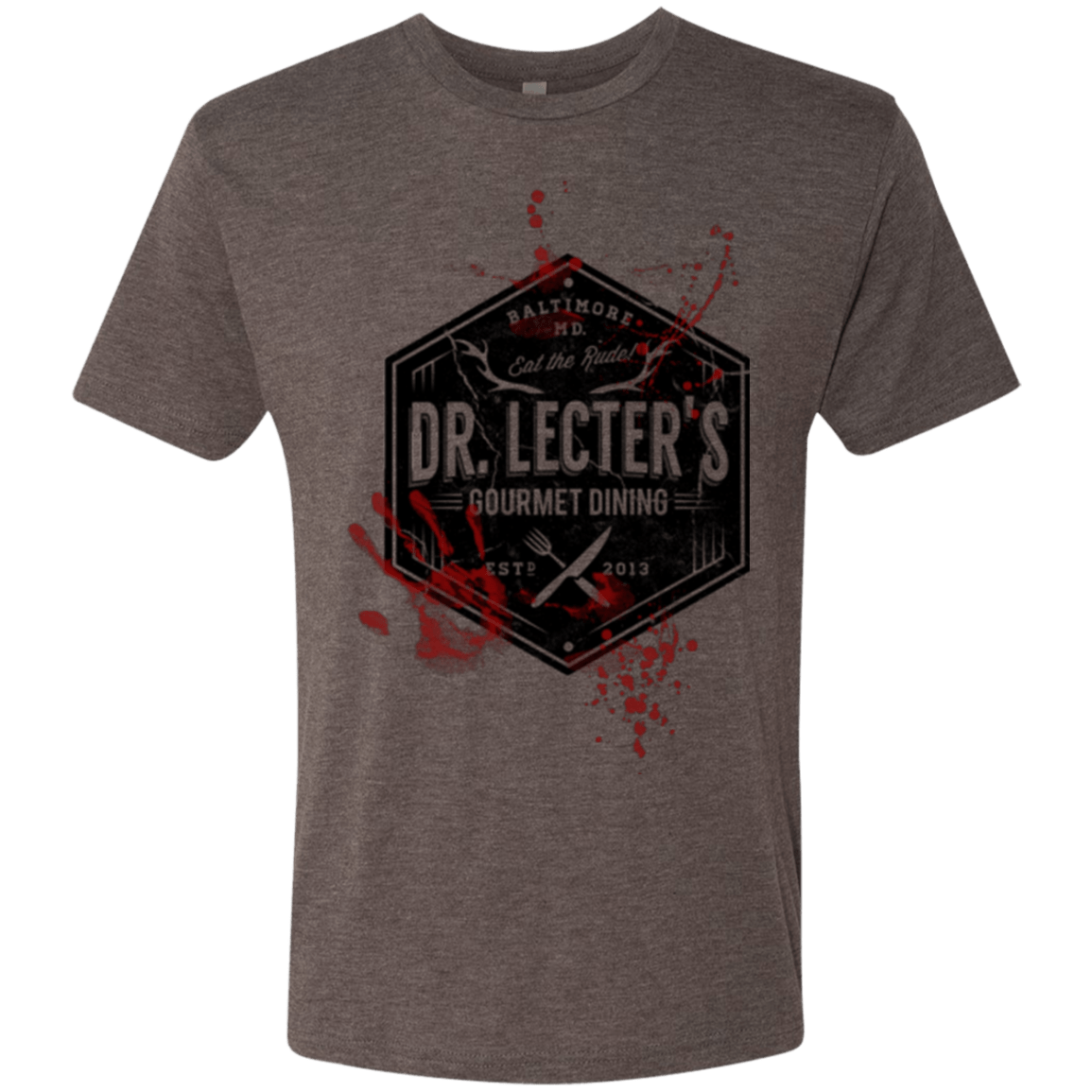 T-Shirts Macchiato / Small Dr. Lecter's Gourmet Dining Men's Triblend T-Shirt