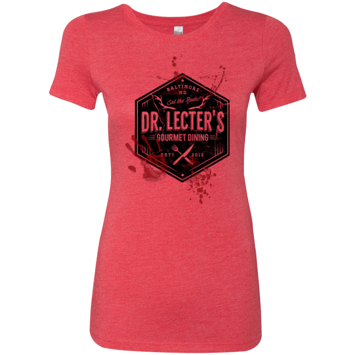 T-Shirts Vintage Red / Small Dr. Lecter's Gourmet Dining Women's Triblend T-Shirt