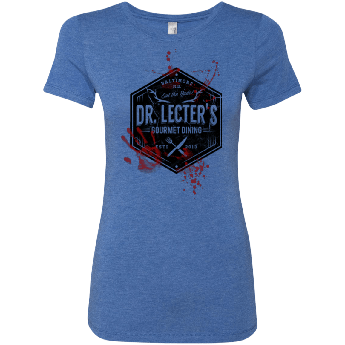 T-Shirts Vintage Royal / Small Dr. Lecter's Gourmet Dining Women's Triblend T-Shirt