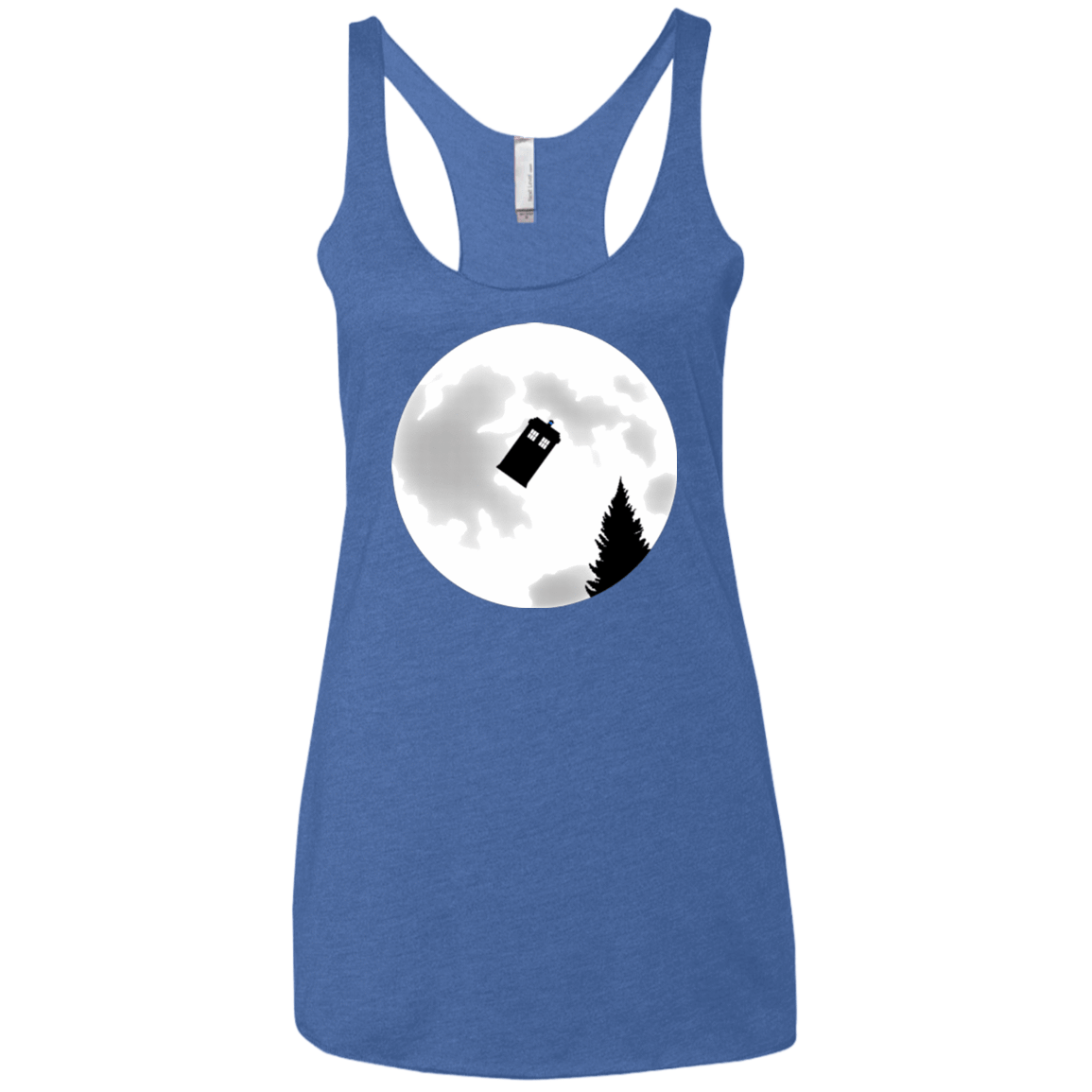 T-Shirts Vintage Royal / X-Small Dr Phone Home Women's Triblend Racerback Tank