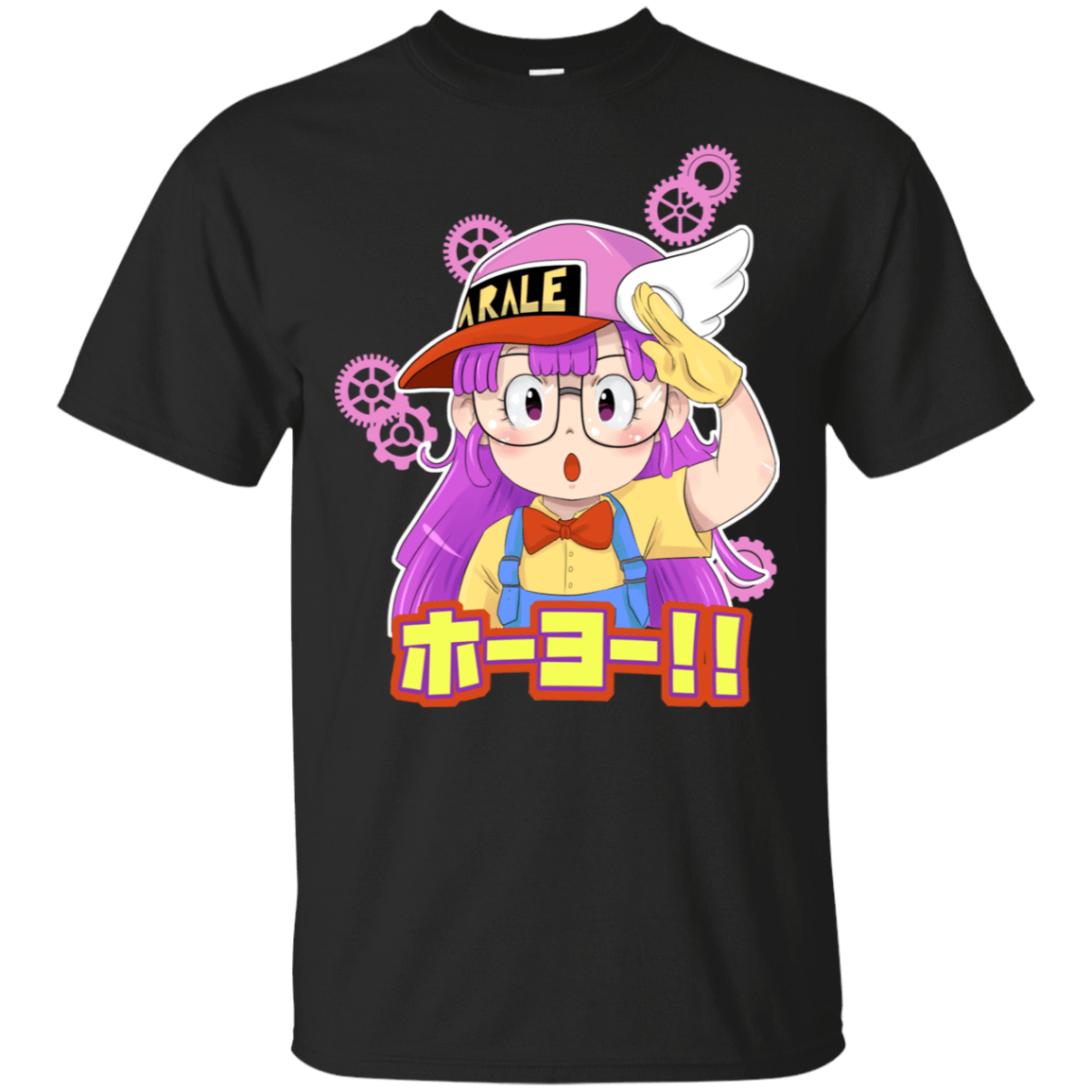 T-Shirts Black / S Dr Slump Hoyo! T-Shirt