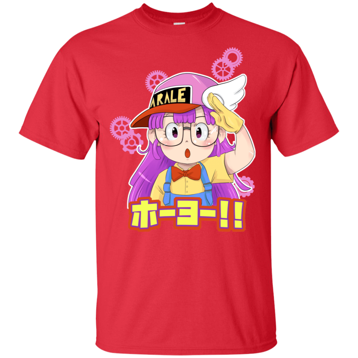 T-Shirts Red / S Dr Slump Hoyo! T-Shirt