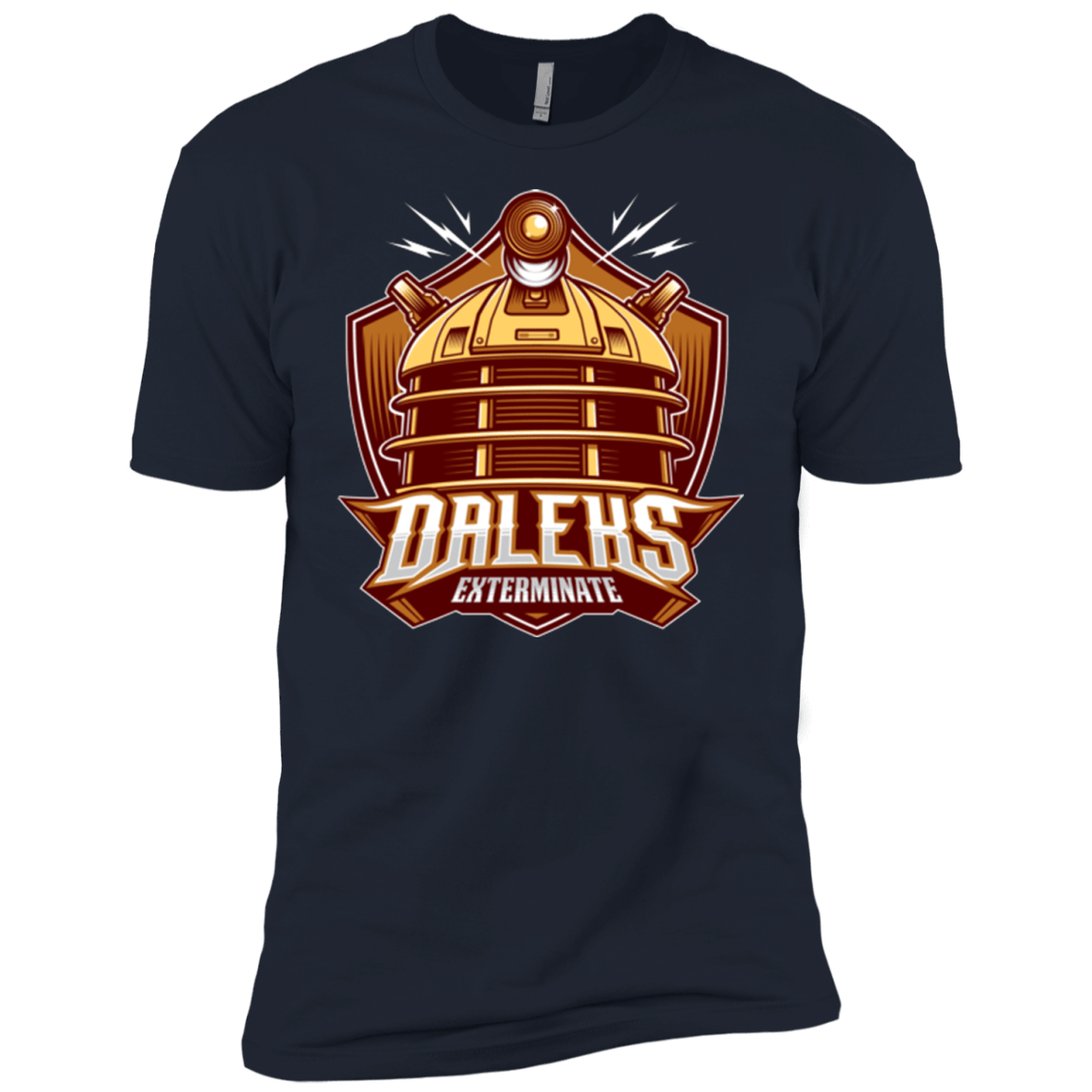 T-Shirts Midnight Navy / YXS Dr. Who Daleks Boys Premium T-Shirt