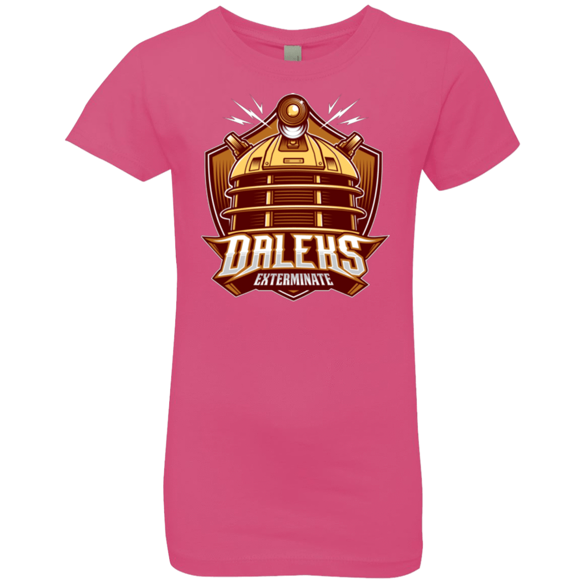 T-Shirts Hot Pink / YXS Dr. Who Daleks Girls Premium T-Shirt
