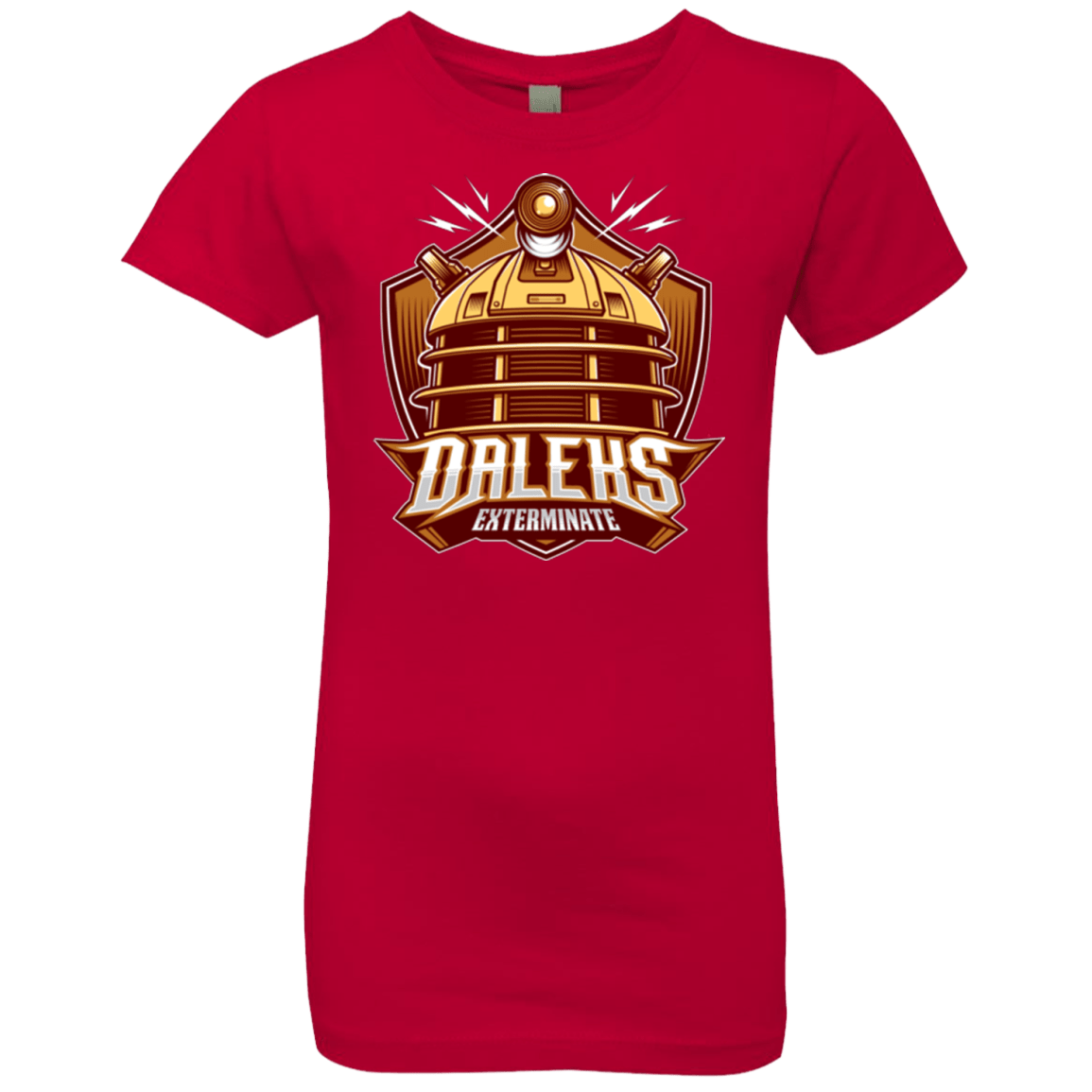 T-Shirts Red / YXS Dr. Who Daleks Girls Premium T-Shirt