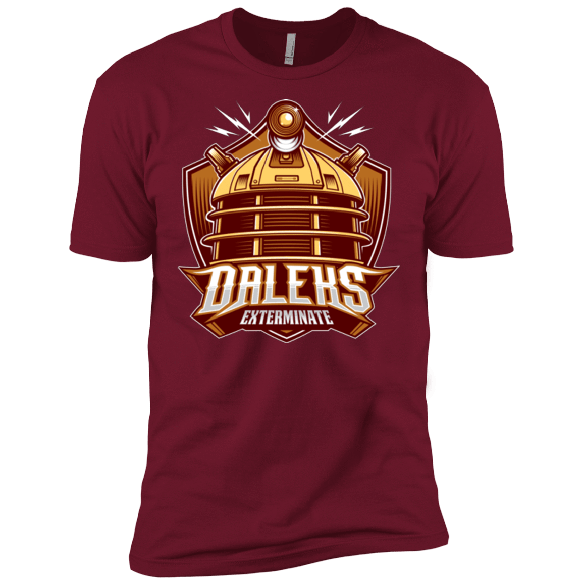 T-Shirts Cardinal / X-Small Dr. Who Daleks Men's Premium T-Shirt