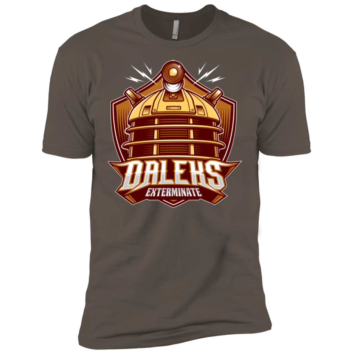 T-Shirts Warm Grey / X-Small Dr. Who Daleks Men's Premium T-Shirt