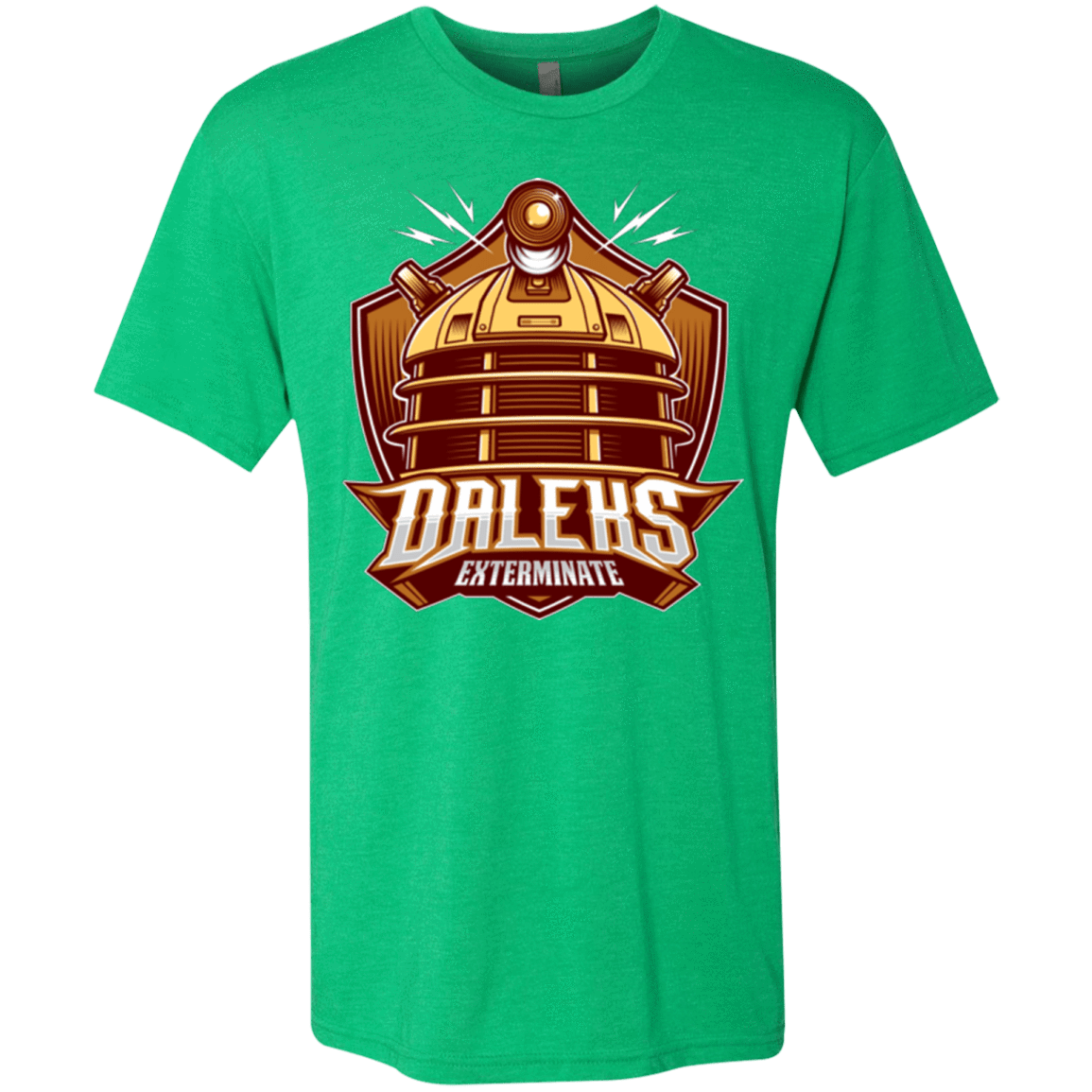 T-Shirts Envy / Small Dr. Who Daleks Men's Triblend T-Shirt