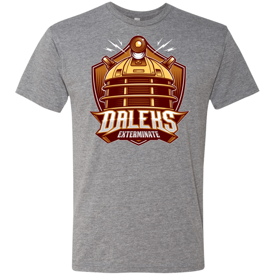 T-Shirts Premium Heather / Small Dr. Who Daleks Men's Triblend T-Shirt